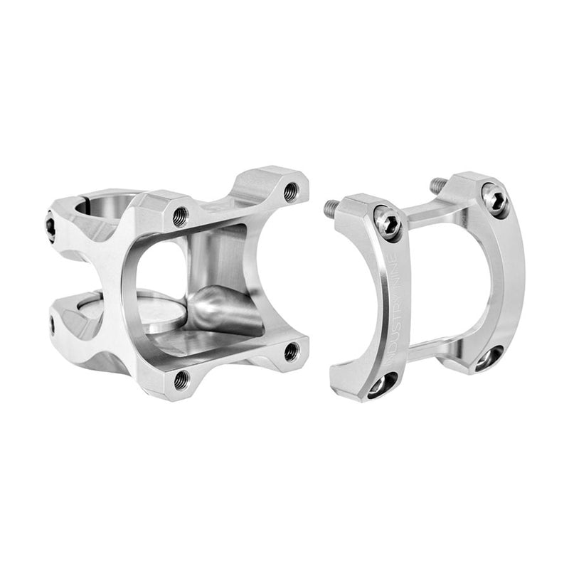 Load image into Gallery viewer, Industry Nine A318 Stem Diameter: 31.8mm, Length: 40mm, Steerer: 1-1/8'', 6°, Silver
