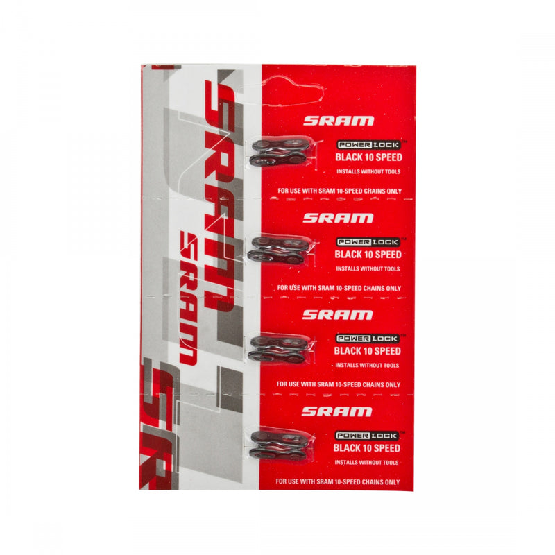 Load image into Gallery viewer, SRAM Powerlock 10sp chain connector, Black, Card of 4
