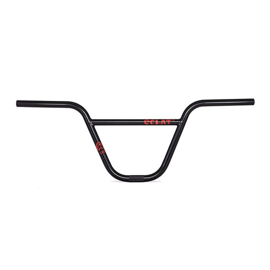 Eclat Controller Handlebar 25.4mm Clamp 9.5in 11° BackSweep Rise Black Steel BMX