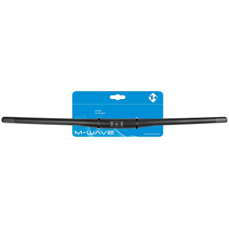 Load image into Gallery viewer, M-Wave HB-M3.1 MTB Handlebar, Diameter: 31.8mm, 780mm, Rise: 5mm, Black
