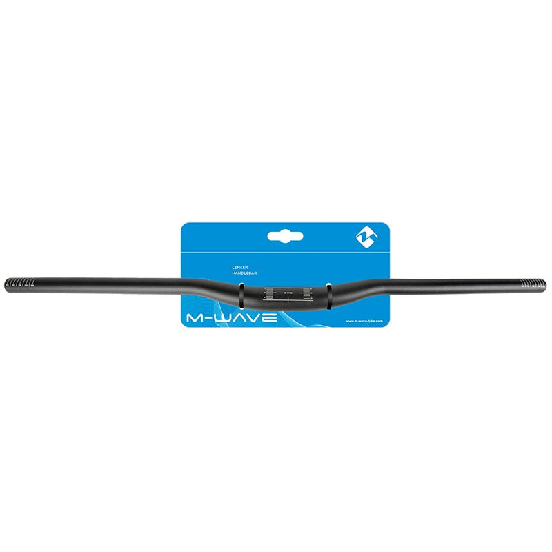 Load image into Gallery viewer, M-Wave HB-M3.2 MTB Handlebar, Diameter: 31.8mm, 780mm, Rise: 20mm, Black
