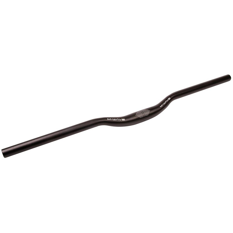Load image into Gallery viewer, M-Wave A-Rise 700 MTB Handlebar, Diameter: 31.8mm, 700mm, Rise: 30mm, Black
