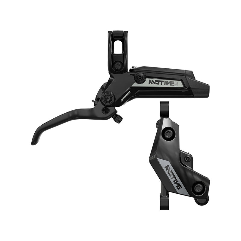 Load image into Gallery viewer, SRAM Motive Silver A2 MTB Hydraulic Disc Brake, Rear, Post mount, Black
