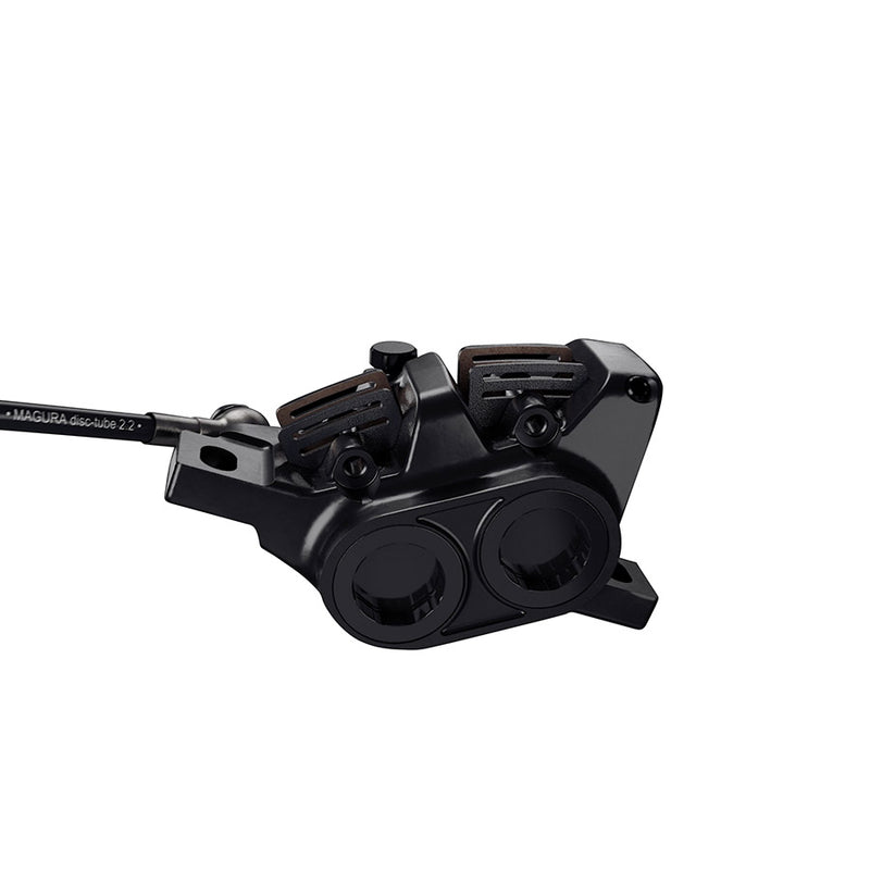 Load image into Gallery viewer, Magura Gustav Elite Disc Brake and Lever - Front or Rear, Post Mount, 4-Piston, Carbotecture Lever Blade, Black
