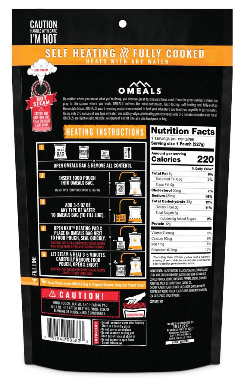 Load image into Gallery viewer, Omeals Homestyle Chicken Creole with Brown Rice - Ready-to-Eat Meal
