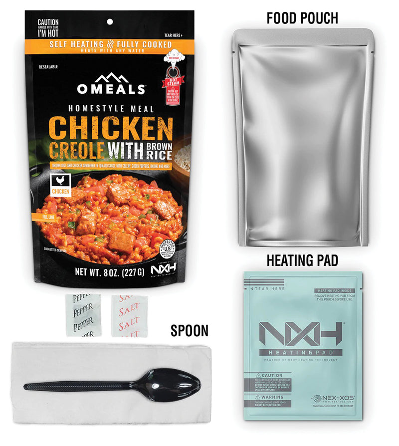 Load image into Gallery viewer, Omeals Homestyle Chicken Creole with Brown Rice - Ready-to-Eat Meal
