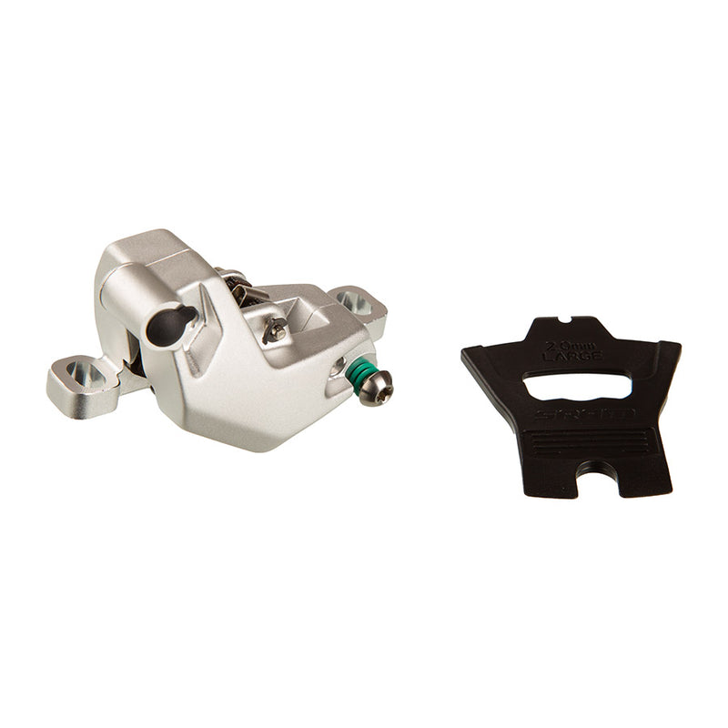 Load image into Gallery viewer, SRAM Motive Ultimate Disc Brake Caliper Assembly - Front/Rear, Post Mount, 4-Piston, Silver, A1+
