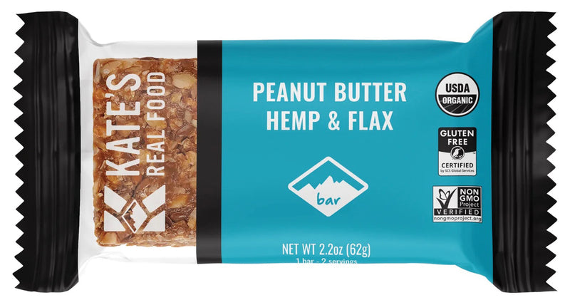 Load image into Gallery viewer, Kate's Real Food PB Hemp Bar: Nutritious Energy Snack for On-the-Go! Pack of  12
