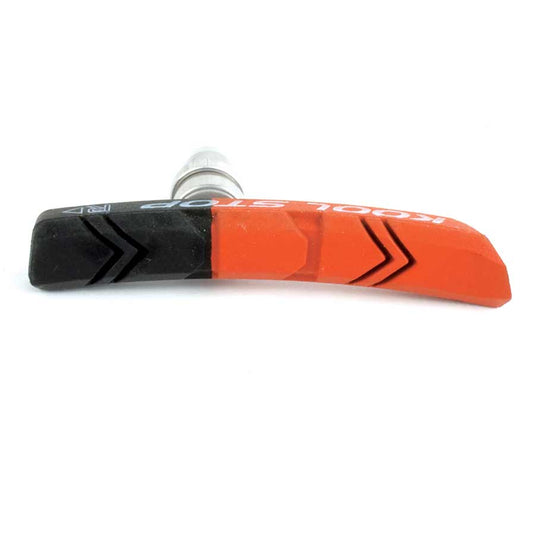 Kool-Stop Mountain V-Brake Pads Threaded Post Dual Compound Black and Salmon