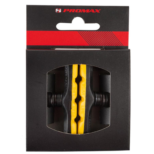 Promax 70 Y T Linear Pull Pads, Cartridge type V-Brake pads, All weather, Rubber, Pair