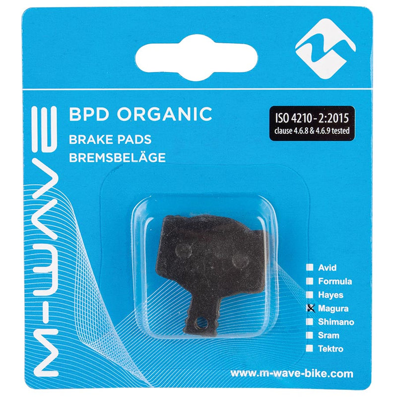 Load image into Gallery viewer, M-Wave Organic M1 Disc Brake Pads, Shape: Magura MT4, MT8, Campagnolo, Organic
