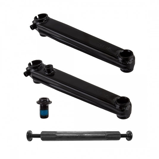 SE Bikes V-Ridge Cranks BB Axle Included 175mm 19mm 3 pc BMX Style Crank
