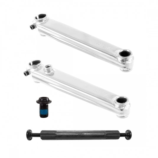 SE Bikes V-Ridge Cranks BB Axle Inlcuded 175mm 19mm Single Speed WHT