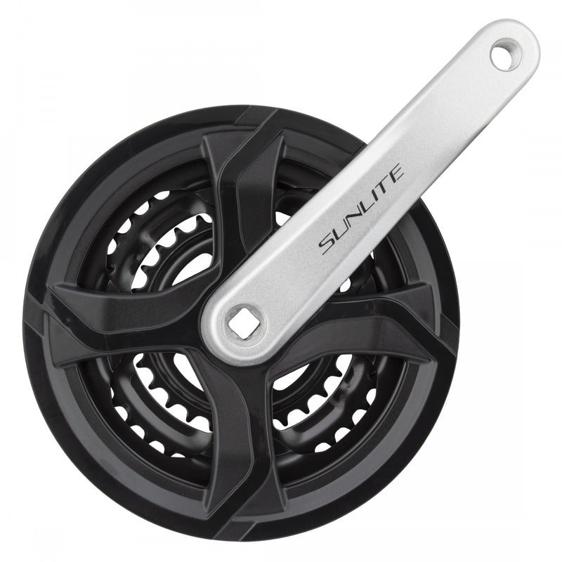 Load image into Gallery viewer, Sunlite-Alloy-Triple-175mm-3x7-8-Speed-CKST2185-Bicycle-Crankset
