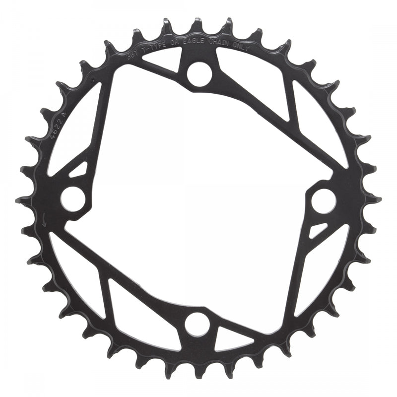 Load image into Gallery viewer, SRAM Eagle T-Type E-MTB Chainring, Teeth: 36, Speed: 12, BCD: 104, Bolts: 4, Steel, Black
