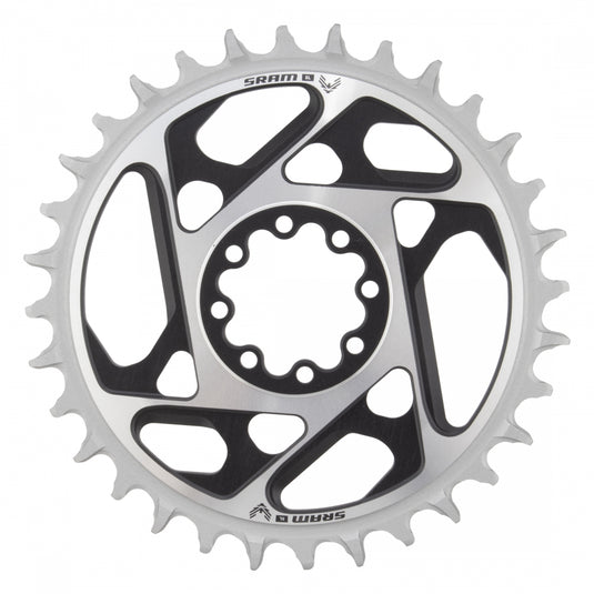 SRAM XX SL Eagle T-Type Direct Mount Chainring - 32t, 12-Speed, 8-Bolt Direct Mount, 3mm Offset, Aluminum, Black/Silver,