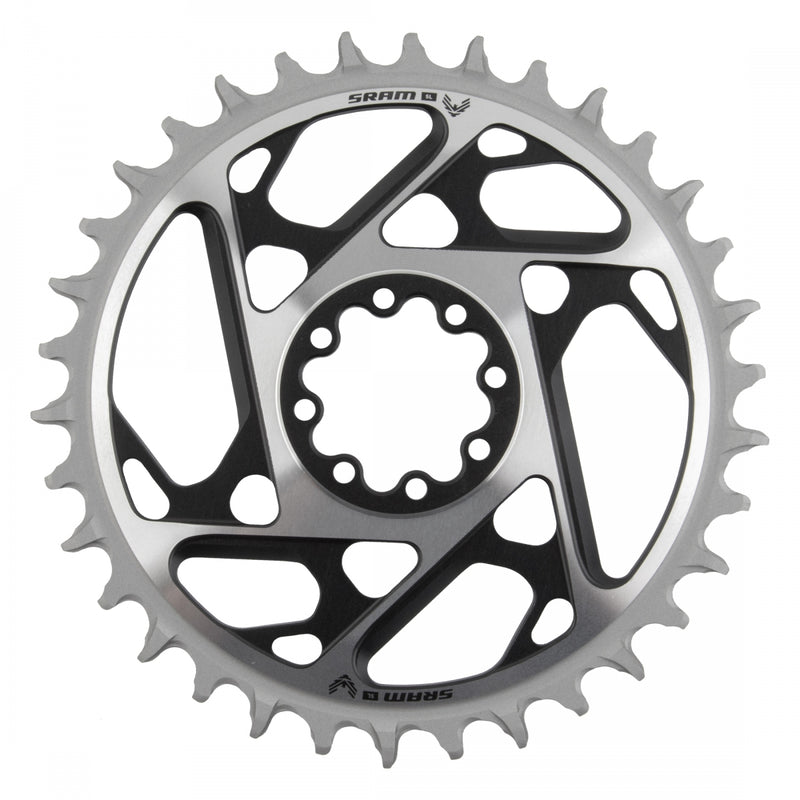 Load image into Gallery viewer, SRAM XX SL Eagle T-Type Direct Mount Chainring - 34t, 12-Speed, 8-Bolt Direct Mount, 3mm Offset, Aluminum, Black/Silver,
