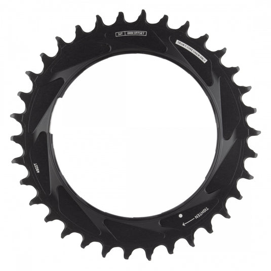 SRAM XX SL Eagle T-Type Thread Mount Chainring - 34t, 12-Speed, Thread Mount (For XX SL PM Spider), 0mm Offset,