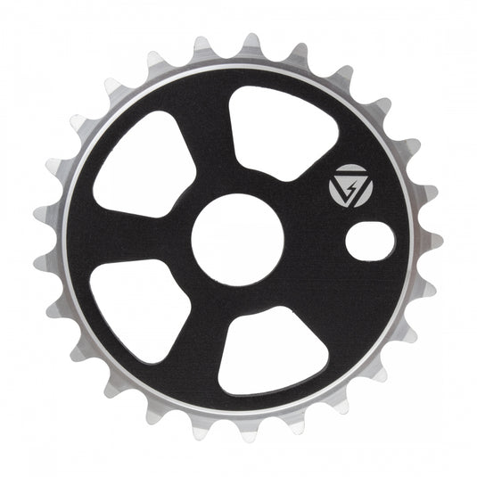 Black-Ops-Chainring-25t-One-Piece-1pc-3pc-CNRG0865-Bicycle-Chainring