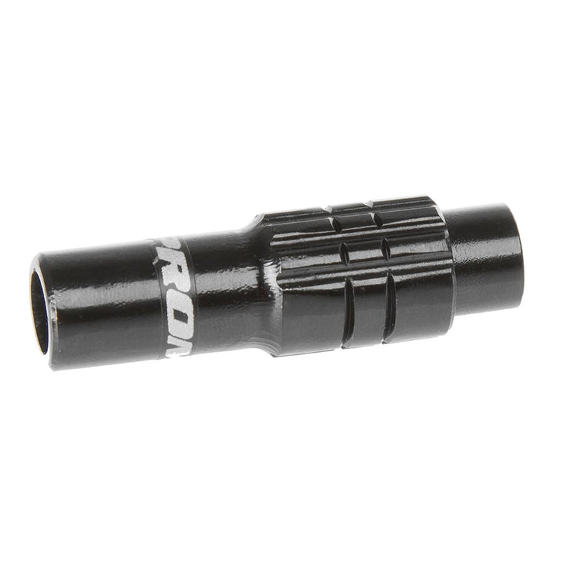 Load image into Gallery viewer, Promax Barrel Adj Black Inline Barrel Adjuster, Aluminum, Fits 4mm and 5mm, Pair
