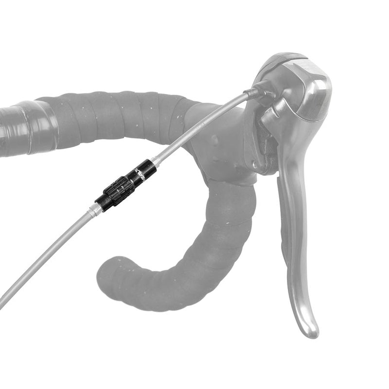 Load image into Gallery viewer, Promax Barrel Adj Black Inline Barrel Adjuster, Aluminum, Fits 4mm and 5mm, Pair
