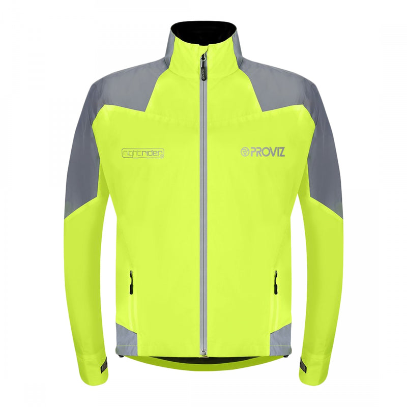 Load image into Gallery viewer, Proviz Nightrider 2.0 Cycling Jacket Yellow LG Men`s
