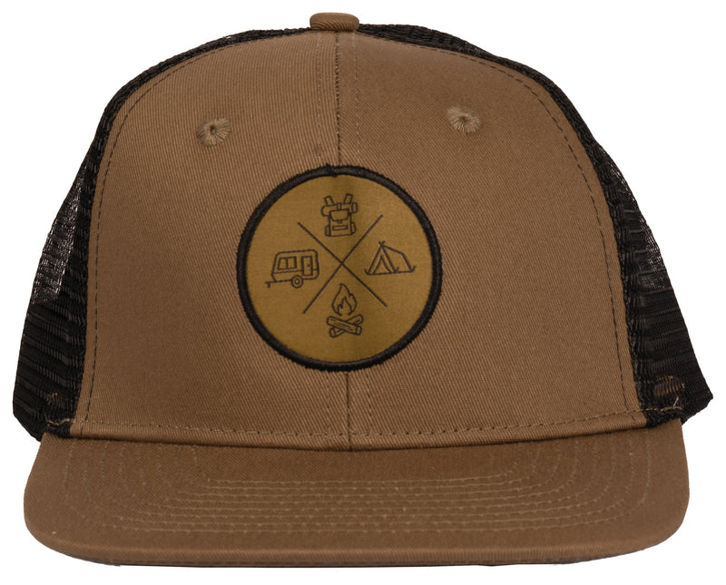 Load image into Gallery viewer, Peregrine Ranger Dan Cap - Brown/Black: Stylish and Functional Headwear for Outdoor Adventures
