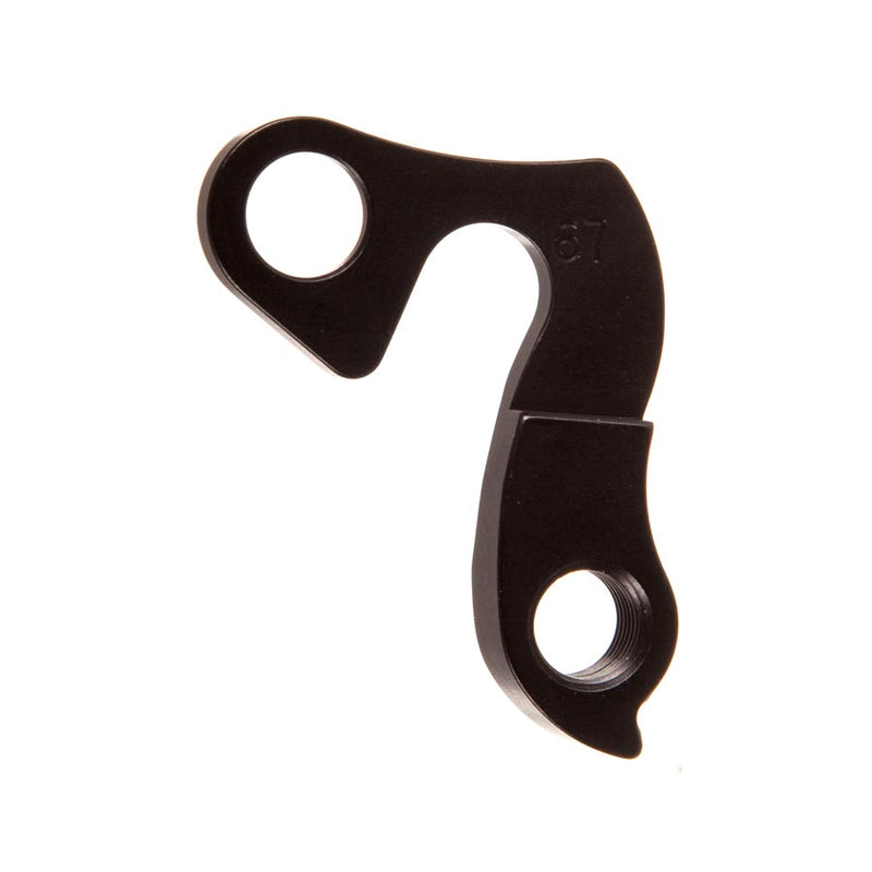 Load image into Gallery viewer, Wheels Manufacturing Derailleur Hanger 67 6061 Aluminum: Black

