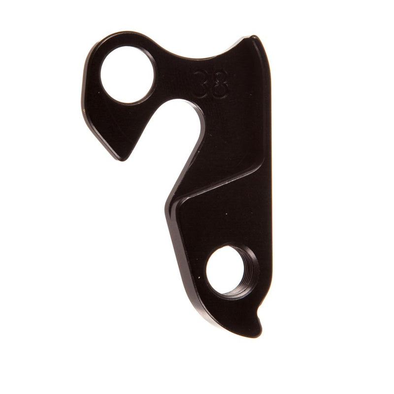 Load image into Gallery viewer, Wheels Manufacturing Derailleur Hanger 38 6061 Aluminum: Black
