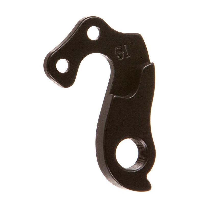 Load image into Gallery viewer, Wheels Manufacturing Derailleur Hanger 61 6061 Aluminum: Black
