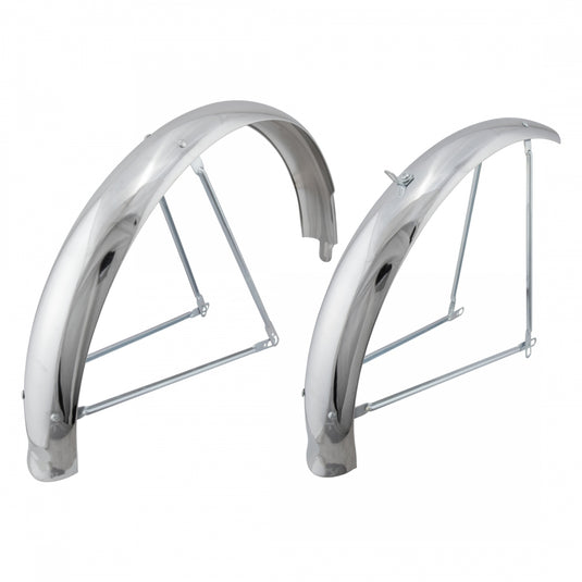 Wald-Products-Flared-Chrome-Full-Coverage-Fender-Cruiser-FCFN0113-Bicycle-Full-Coverage-Fenders