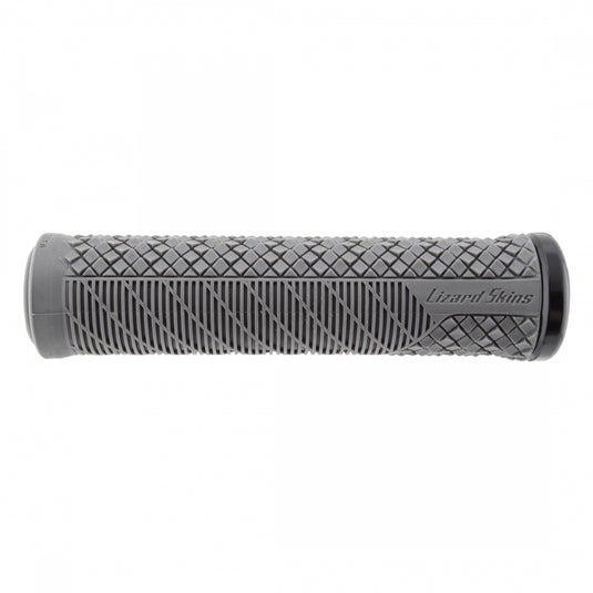Lizard Skins Charger Lock On Single Lock On Graphite w/ Black Clamps 136mm