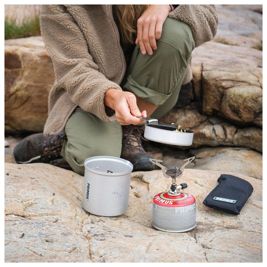 Primus Express Stove with Piezo Ignition: Compact Backpacking Stove for Outdoor Adventures