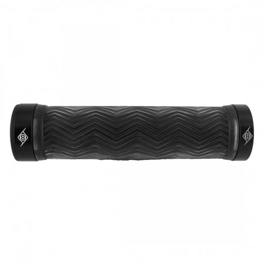 Origin8-ZigZag-Locking-Grips-Lock-On-Grip-130mm-Bicycle-Grips