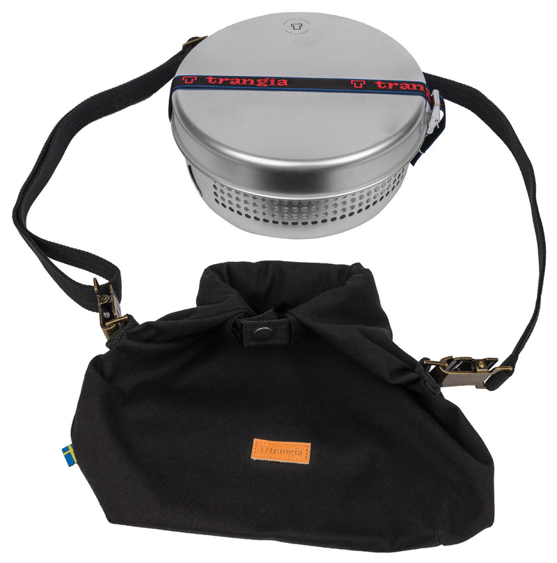 Load image into Gallery viewer, Trangia Roll Top Stove Bag 25 - Black, for Stove Fuel &amp; Accessories Organization
