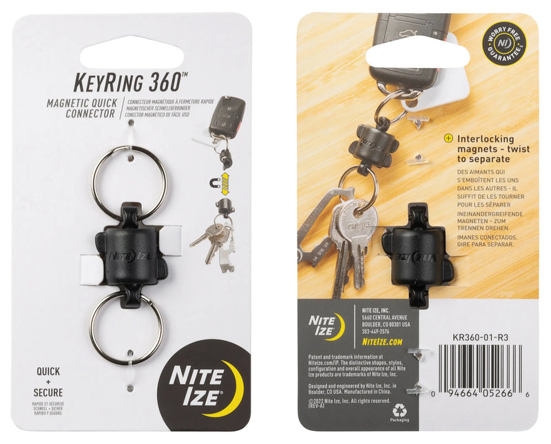 Load image into Gallery viewer, Nite Ize Keyring 360: Magnetic Quick Connect Keychain
