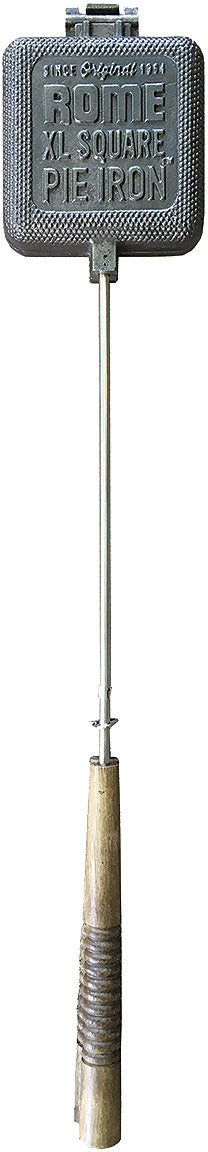 Load image into Gallery viewer, Rome XL Square Pie Iron: Perfect for Delicious Campfire Cooking!
