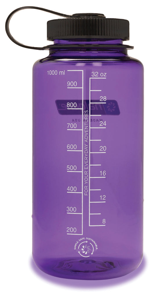 Nalgene Wm 32oz Sustain Purple Water Bottle - Eco-Friendly and Durable