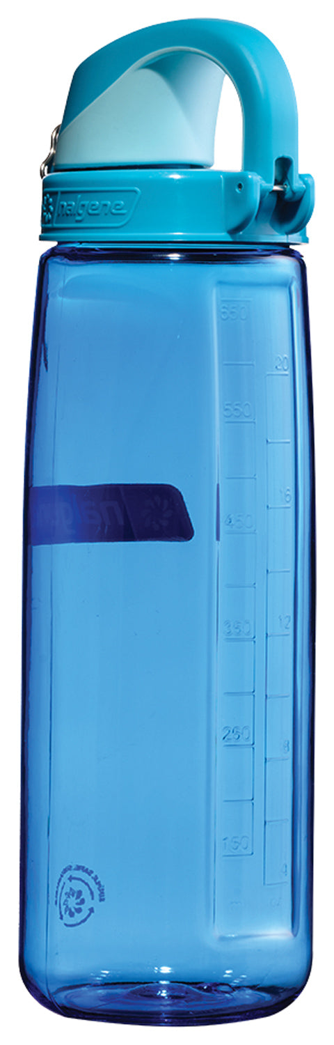 Nalgene OTF Sustain Slate Blue Water Bottle with GLC Cap - Eco-Friendly and Durable