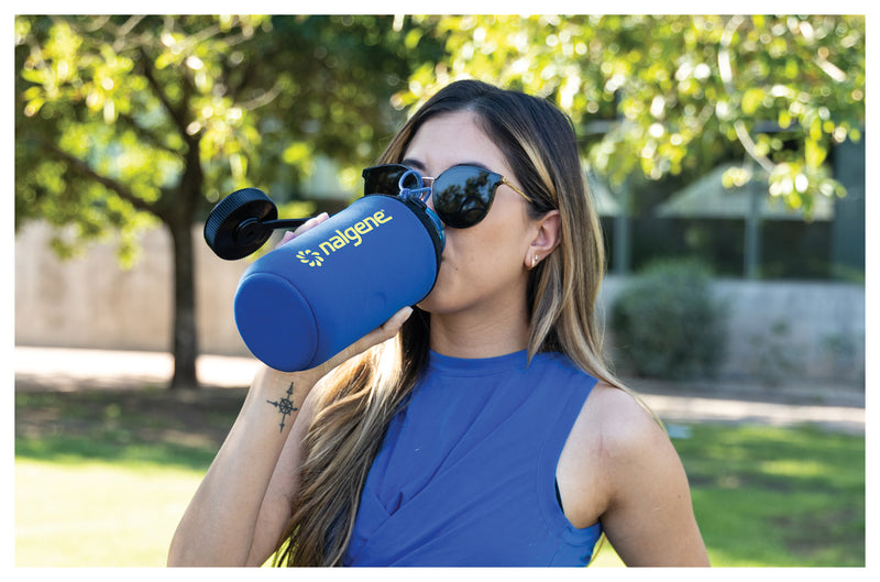 Load image into Gallery viewer, Nalgene 32oz Bottle Sleeve in Blue - Keep Your Hydration Game Strong!
