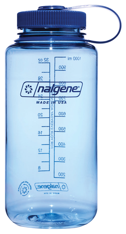 Nalgene Wm 32oz Sustain Baby Blue Water Bottle - Eco-Friendly and Stylish!