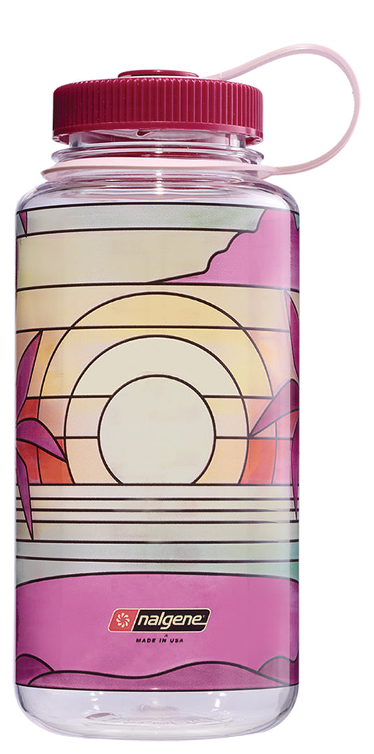 Nalgene 32oz Sustain Stained Glass Wide Mouth Water Bottle