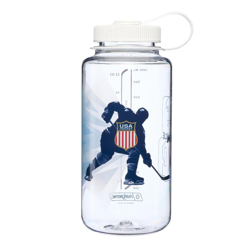 Load image into Gallery viewer, Nalgene 32oz Sustain USA Hockey Water Bottles Durable, BPA-Free, Leak-Proof, Eco-Friendly Hydration Solution
