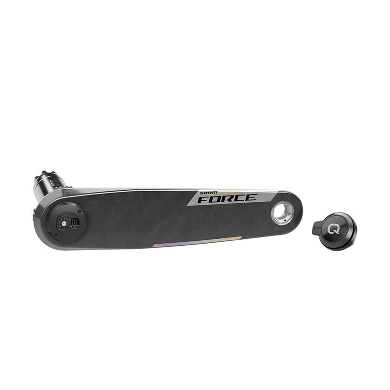 Load image into Gallery viewer, SRAM Force AXS Left Crank Arm and Power Meter Spindle Assembly - 175mm, 12/13-Speed, DUB PM Spindle, Carbon, E1

