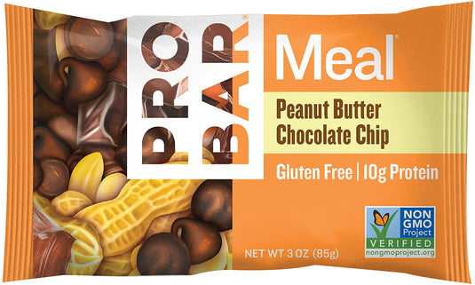 Probar Meal Bar - Peanut Butter Chocolate Chip: Nutritious Energy Food Pack of  12
