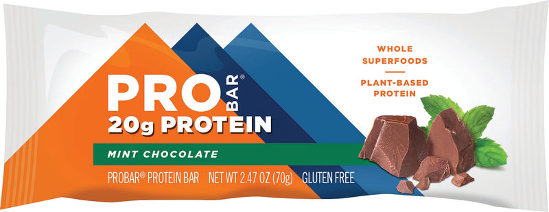 Load image into Gallery viewer, Probar Base Choco Mint Protein Bar Pack of 2 - Energizing Protein Snack for Sustained Energy
