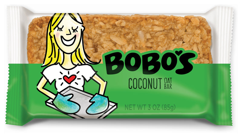 Load image into Gallery viewer, Bobo's Coconut Energy Bars - Delicious Oat Bars Packed with Natural Goodness! Pack of  12
