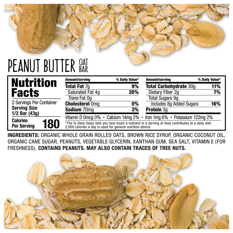 Load image into Gallery viewer, Bobo's Peanut Butter Oat Bars: Delicious Energy Boost for On-the-Go Snacking Pack of  12
