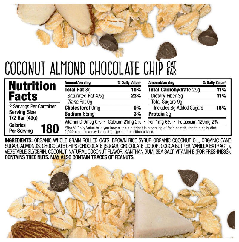 Load image into Gallery viewer, Bobo's Oat Bar Coco Almond Energy Bars - Delicious and Nutritious Snack! Pack of  12
