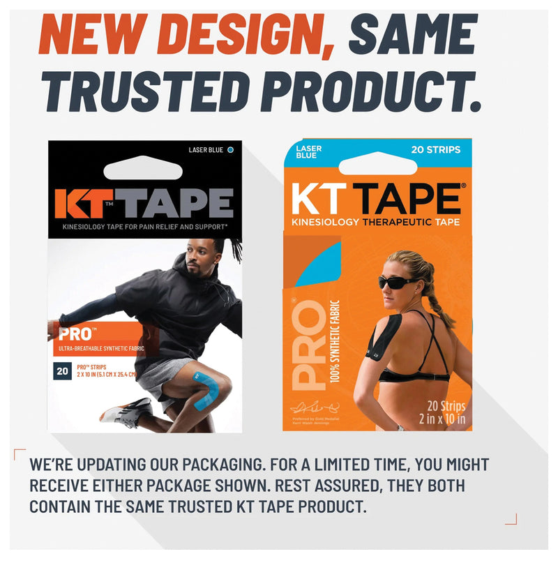Load image into Gallery viewer, Kt Tape Pro 20 Strip 10" Precut Black
